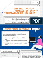 Regulación Del Trabajo Remoto, Trabajo en Casa y Teletrabajo