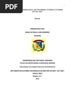 Ensayo: Gestión Sostenible en El Sector Minero, Acorde A La Norma NTC ISO 14001