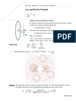 Lecture 3: Gauss's Law and Electric Potential