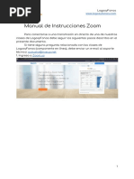 Manual de Instrucciones Zoom