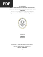 Laporan Kasus Asuhan Kebidanan Kegawatdaruratan Persalinan Plasenta Previa Di Rsud DR - Slamet Kabupaten Garut TAHUN 2023