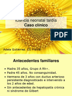 Ictericia Neonatal Tardia-Caso