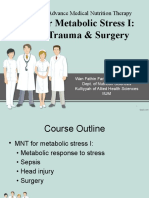 Metabolic Stress 1 Sepsis, Trauma, Surgery 2020