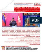 INTERVENCIÓN DEL PRESIDENTE NICOLÁS MADURO EN DIALOGO DE ALTO NIVEL-Carpeta Fidel Ernesto Vásquez