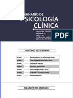 Seminario De: Psicología Clínica