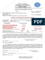 Permit To Study Format