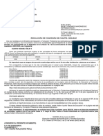 Resolución de Concesión de Cuantía Variable