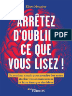 Arretez D Oublier Ce Que Vous Lisez Eliott Meunier