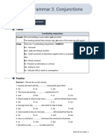 Grammar 3. Conjunctions
