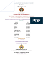 Visvesvaraya Technological University: (Electrical Power Generation From Hydro Powerplant)