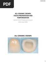 All-Ceramic Crown Preparation 2022