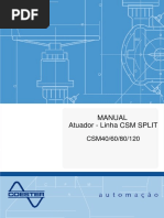 Manual Atuador - Linha CSM SPLIT