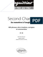 Anglais Second Chance b1 b2 2021 Jean Max Thomson 9782340059887