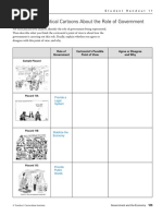 Government and The Economy Student Handout