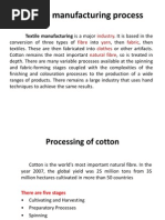 Textile Manufacturing Process