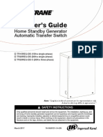 Installer's Guide: Home Standby Generator