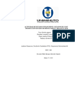 Actividad de Estados Financieros-Estados de Costos de Producción-Estado de Resultados Y Balance General