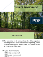 Introduction of Environment