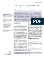 Pcog Profile of Ageratum Conyzoides PL & Simplicia.