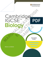 MCE Cambridge IGCSE Biology TG Sample