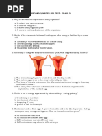 Second Quarter Sps Test - Grade 5