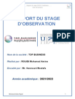 Rapport Du Stage