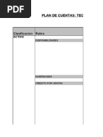 Plan de Cuentas Tecnoterra Consultora