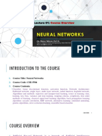 Neural Networks: Course Overview