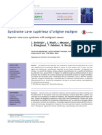 Syndrome Cave Supérieur D'origine Maligne: Superior Vena Cava Syndrome With Malignant Causes