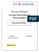 Travaux Pratiques Quadripôles (AutoRecovered)