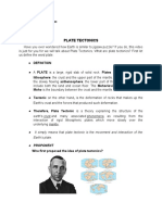 Plate Tectonics: Name: Krisia Marie Amac Bsge 3A