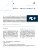 Sacrococcygeal Teratoma A Tumor at The Center of Embryogenesis