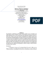 Still Two Models of Capitalism? Economic Adjustment in Spain (WPS 122) Sebastián Royo.