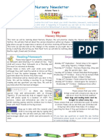 Preschool Newsletter Template 06