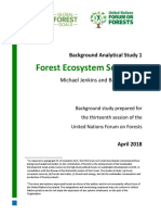 Forest Ecosystem Services: Background Analytical Study 1