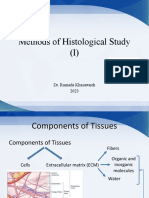 Methods of Histological Study (I) : Dr. Ramada Khasawneh 2023