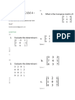 WEEKLY EXAM 4 Solving