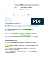 1.2. Ultrastructure Des Cellules