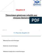 2-Théorèmes Généraux Relatifs Aux Réseaux Linéaires