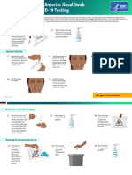 How To Collect Anterior Nasal Specimen For COVID 19