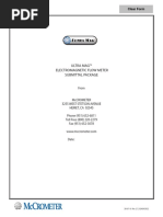 Ultra Mag™ Electromagnetic Flow Meter Submittal Package