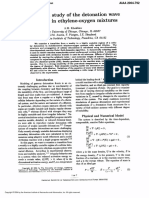 Numerical Study of The Detonation Wave Structure in Et Hylene-Oxygen Mixtures