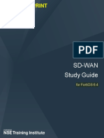 Sd-Wan Study Guide: Do Not Reprint © Fortinet