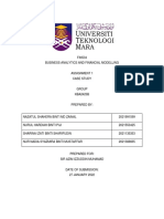 Report Case Study Fin534 Group Assignment