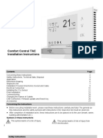 Comfort Control TAC Installation Instructions