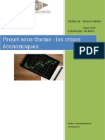 Projet Sous Theme: Les Crises Economiques: Réalisé Par: Sanae El Addaly Hajar Chafi Encadré Par: MR Kchiri