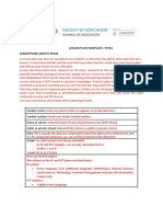 Lesson Plan Template: Tp701: Senior Phase and Fet Phase