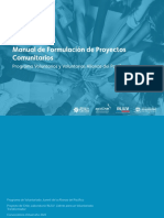 Manual de Formulación de Proyectos Comunitarios 2