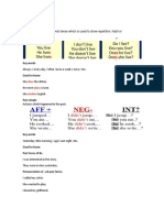 Tenses Review