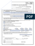 Form No. NTC 1 24 AFFIDAVIT OF OWNERSHIP AND LOSS WITH UNDERTAKING R6